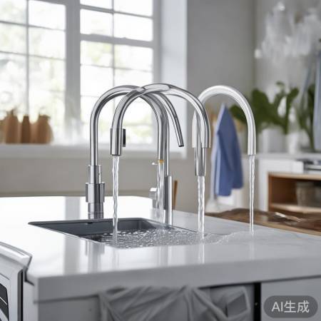 洗衣机双水龙头设计，高效洗涤新体验