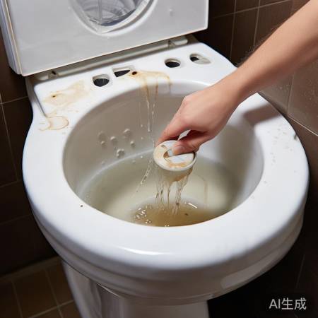 清洗马桶过滤网