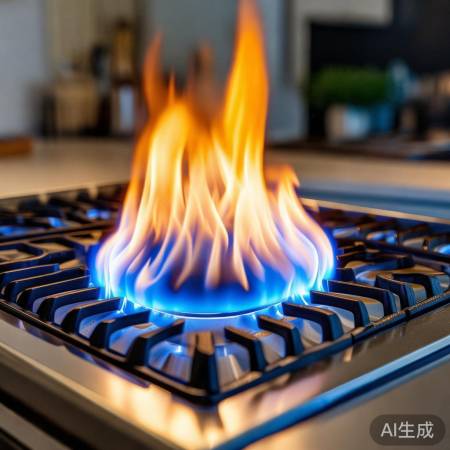 火盖燃烧器,火焰稳定高效