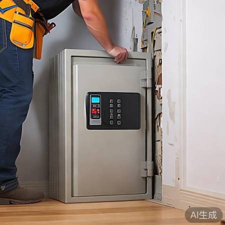 保险柜维修前，记密码拆下来