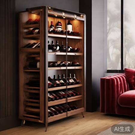 北欧风情红酒柜，优雅生活必备之选