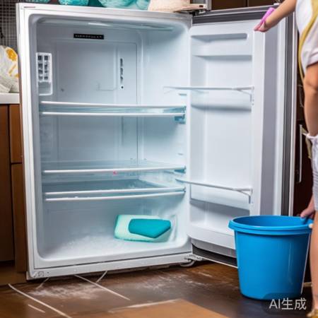清理冰箱，防漏电