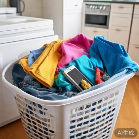 检查衣物，勿混玩具手机