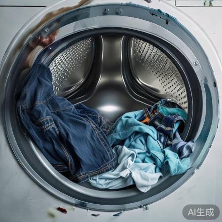 勿混洗，深浅分开，防染色积垢