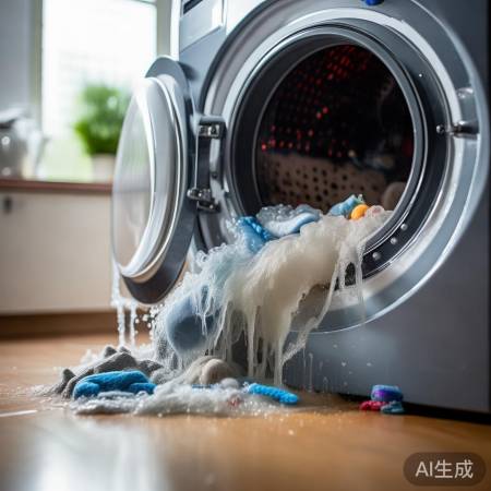 洗衣机转速慢,排水管堵塞