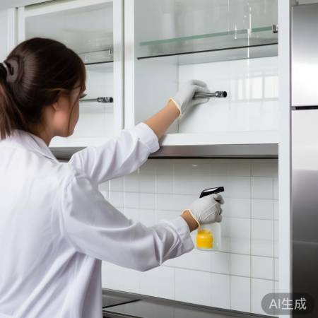 定期清洁消毒柜