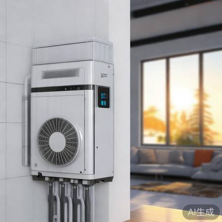 “空气能供暖制冷,一机两用”