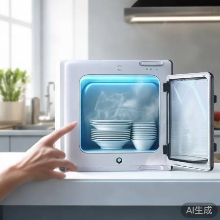 “一键消毒,环保快捷”