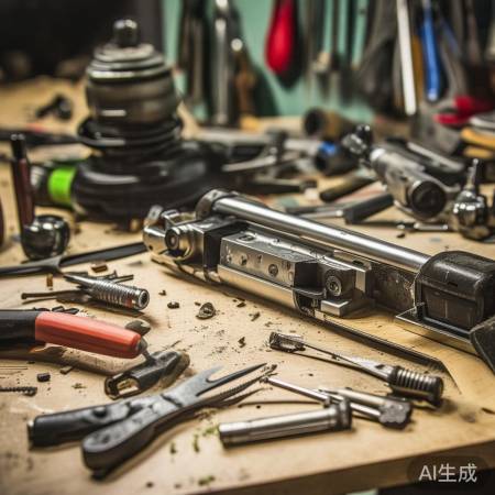 准备工具拆卸指纹锁