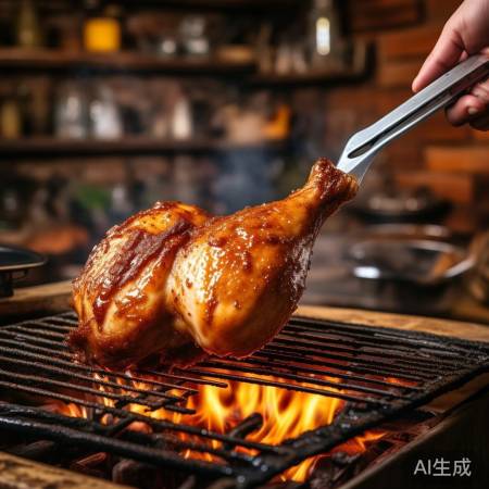 烤鸡腿，蜂蜜增香