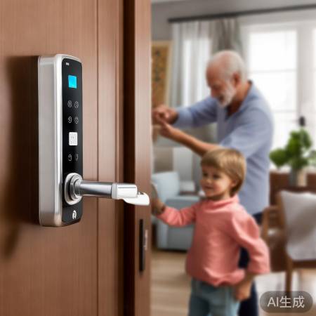 智能锁操作简便，多种开锁方式