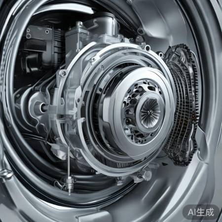 离合器连接电机与波轮