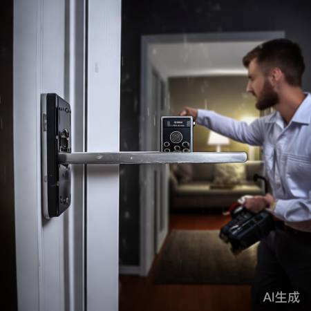 指纹锁安装后门晃动原因解析及解决方法