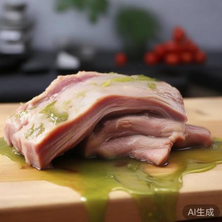 猪排骨变绿真相揭秘：为何没放冰箱也能变色？