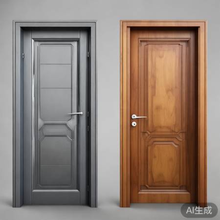 钢木防盗门价格差异