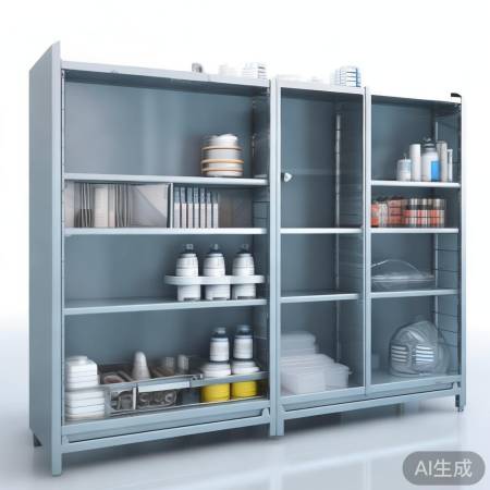 消毒柜分层摆放，留空循环