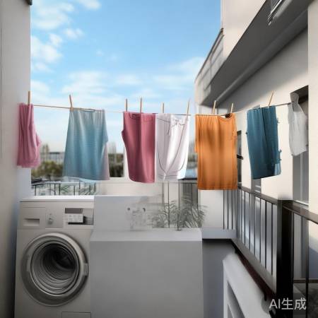 厨房洗衣机放置阳台：空间利用新选择