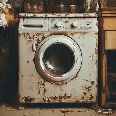 海尔洗衣机外壳做旧技巧：打造复古韵味家电