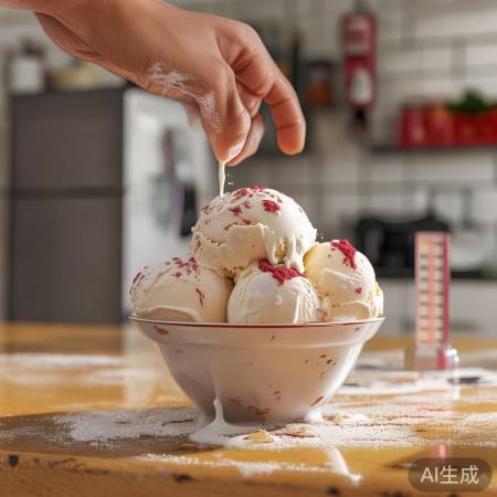 圣代冰淇淋放冰箱能保存多久？