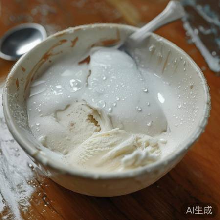 冰淇淋变质警示