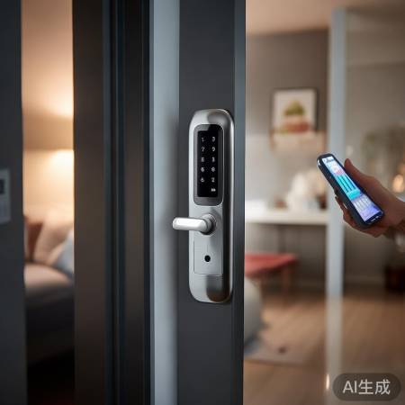 智能锁,安全可靠,一键掌握家门