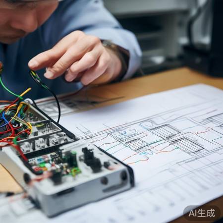 按图接线，小心触电