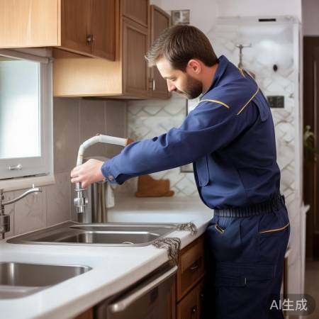 利用管道延长排水管