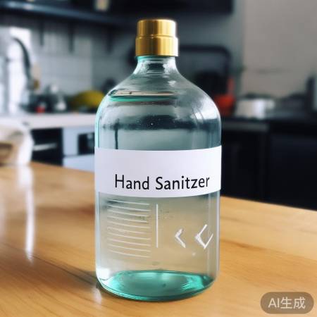 简易洗手液瓶，标签清晰，节省费