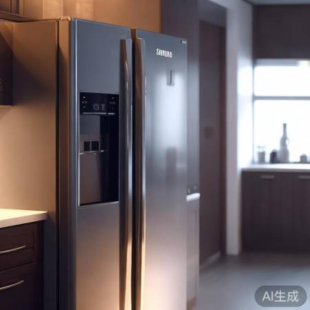 “三星冰箱，静音守护睡眠”