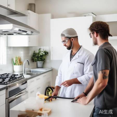 初装油烟机，先看师傅示范