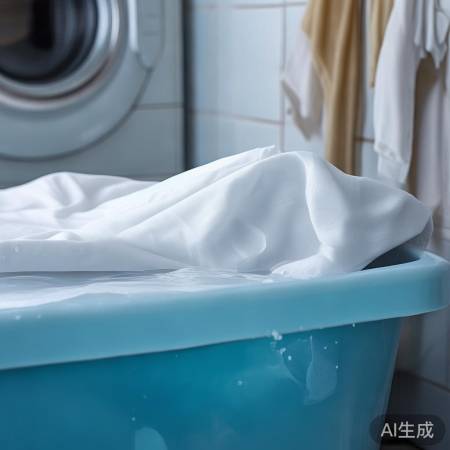 床单勿热水浸泡