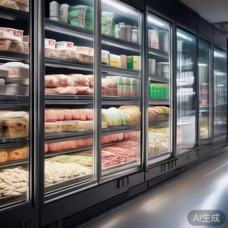 “中层放半成品，下层储海鲜熟食