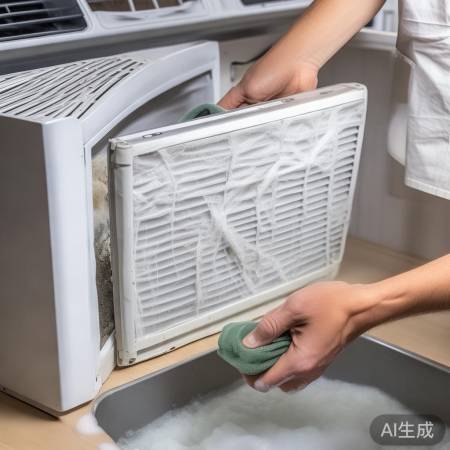 空调肺清洁晾干