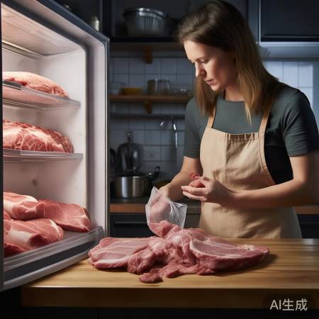 每日检查猪肉,变质即丢弃