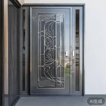 防盗门：家居门面艺术品