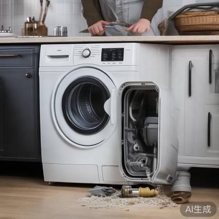 洗衣机排水泵拆卸与清理