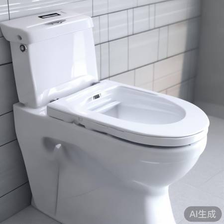 智能马桶自动翻盖，告别传统如厕烦恼