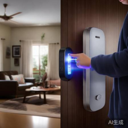 指纹锁便捷，智能远程控制