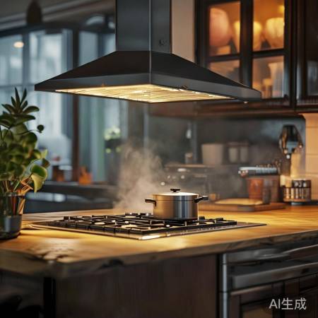 “8256油烟机，噪音小吸力强