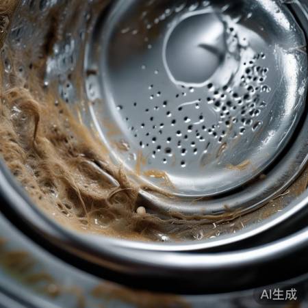 洗衣机内筒空间藏污纳垢