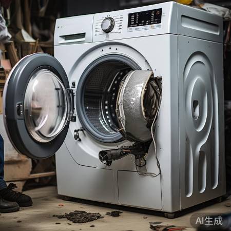 洗衣机噪音大，多因不平衡或磨损