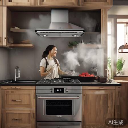 优盟抽油烟机：静音吸力强