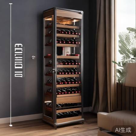超市红酒柜选购指南：尺寸与高度参考标准