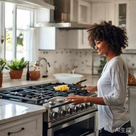 “燃气灶升级,厨房生活更便捷”