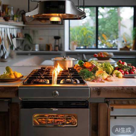 “容声燃气灶,烹饪生活更轻松”