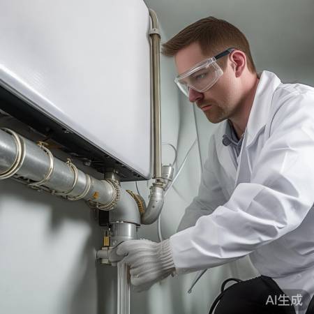 检查排烟管，连接壁挂炉