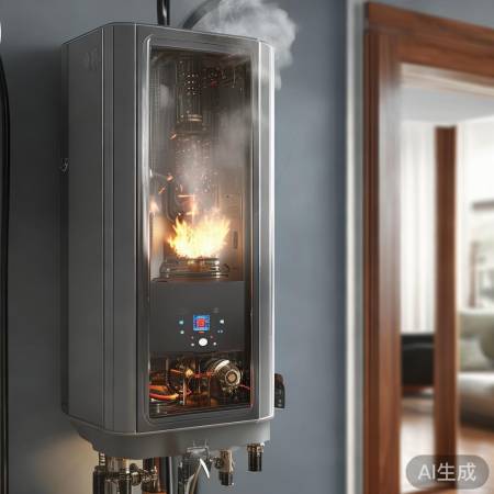 壁挂炉安装调试完成