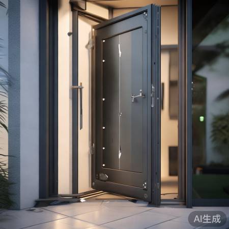 日上防盗门加装导向片，提升安全性能与使用便捷性