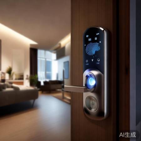 “天防指纹锁,安全又方便”