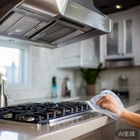 清洁油烟机外壳与进风口